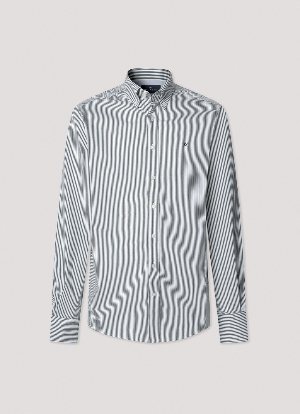 Hemden lange mouw groen Hackett London