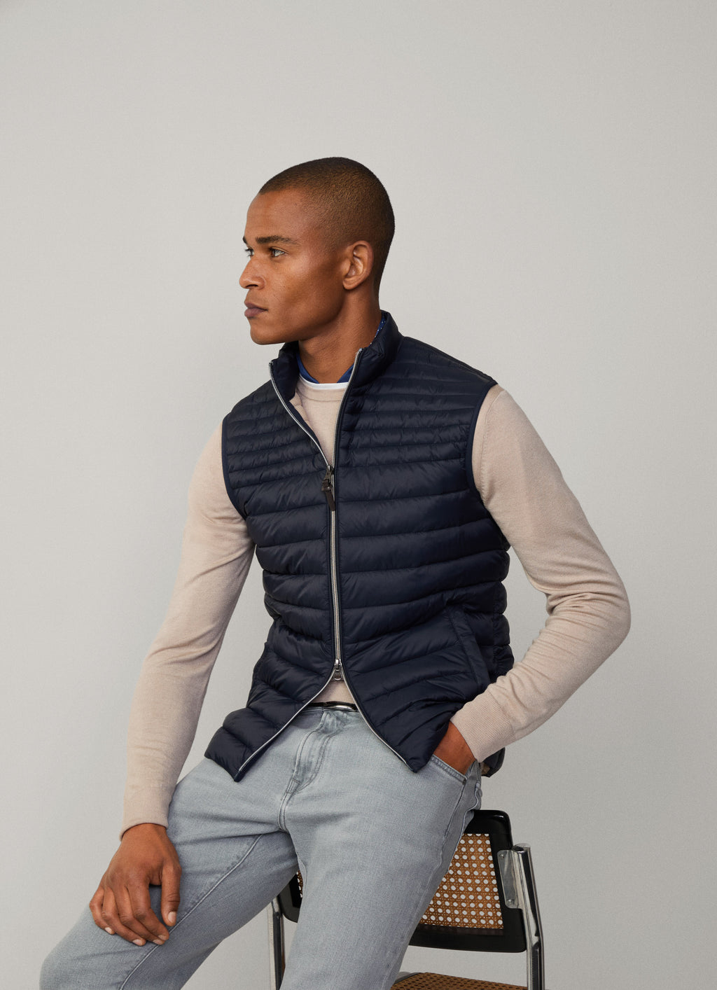 Bodywarmers blauw Hackett London