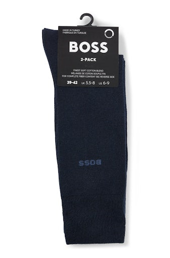 Kousen blauw Boss Men Black