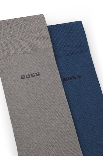 Kousen grijs Boss Men Black