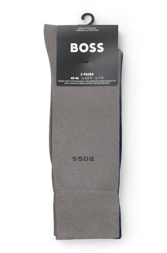 Kousen grijs Boss Men Black
