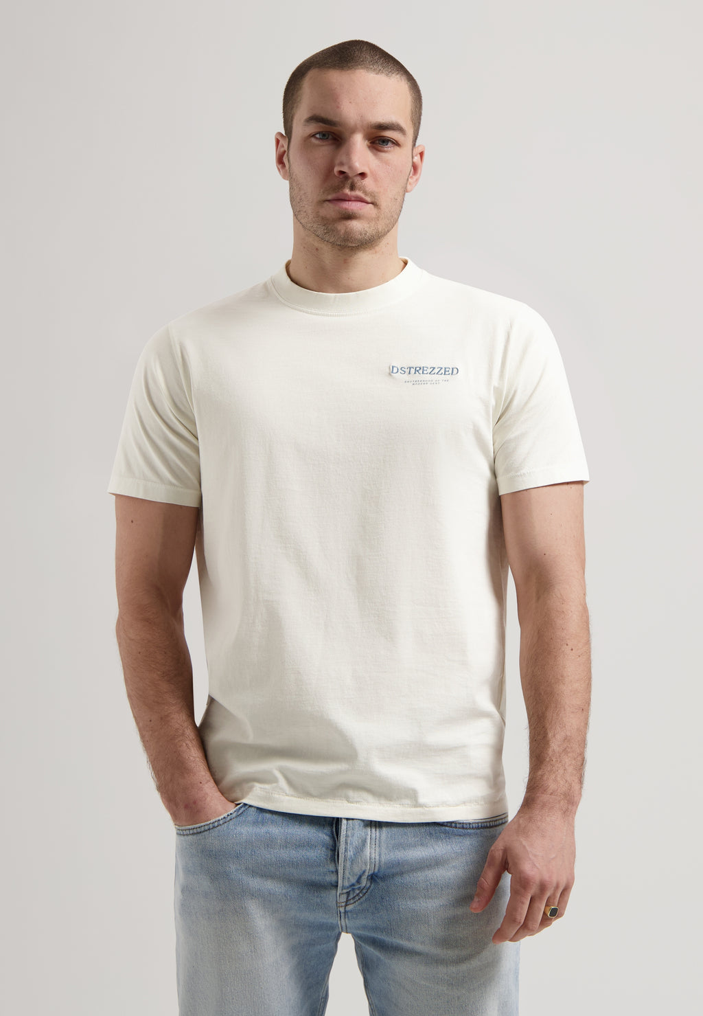 T-shirts korte mouw beige Dstrezzed