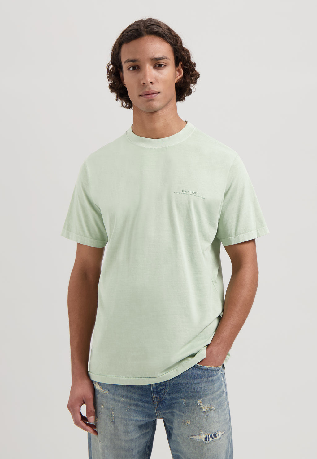 T-shirts korte mouw groen Dstrezzed
