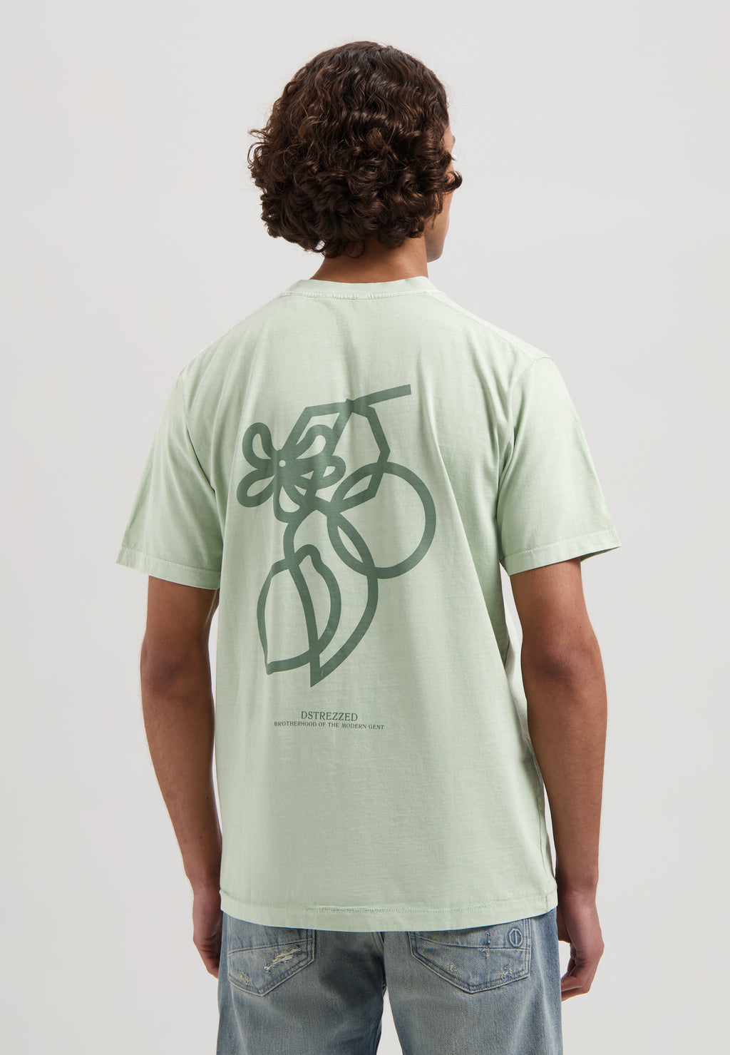 T-shirts korte mouw groen Dstrezzed