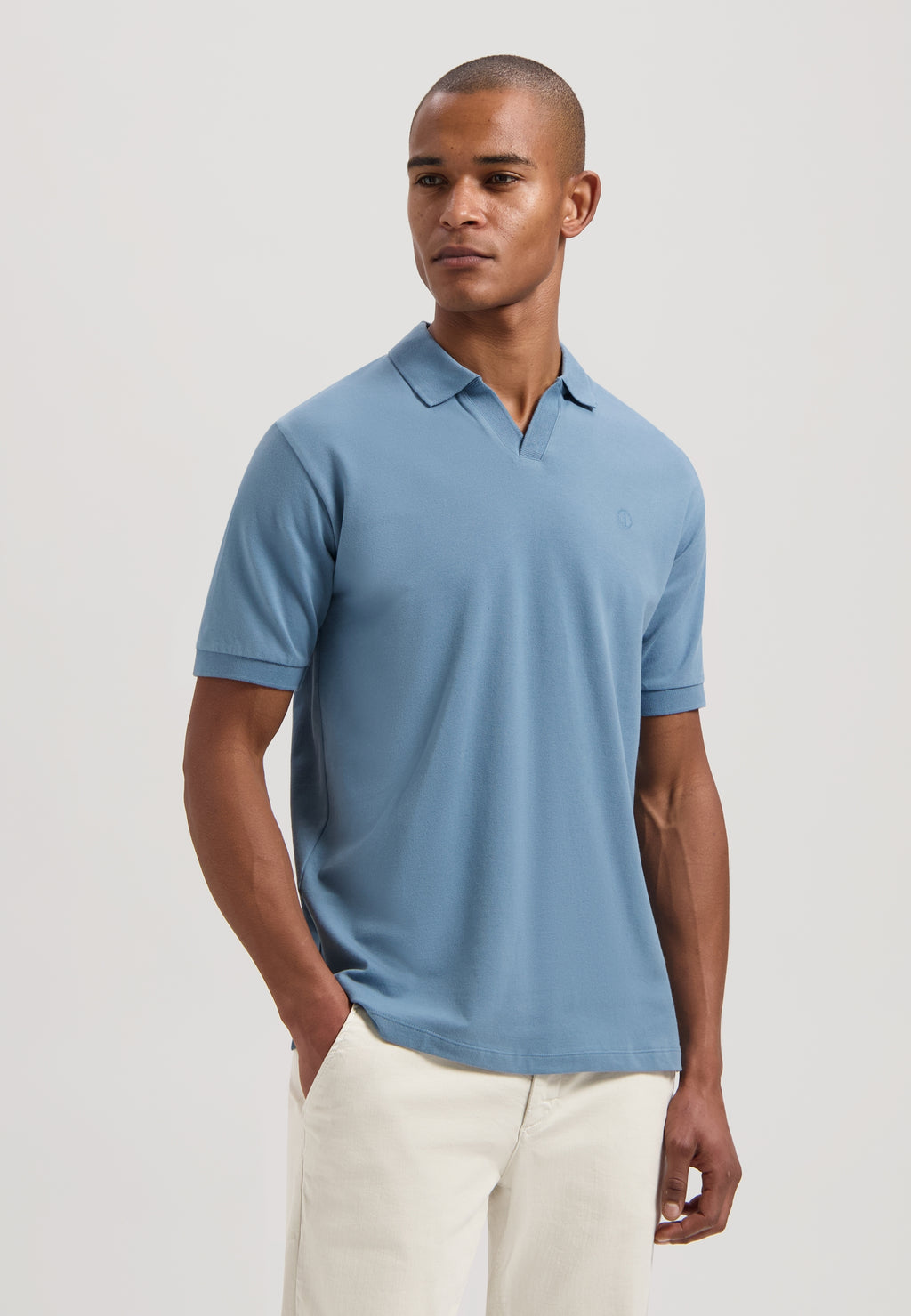 Polo's korte mouw blauw Dstrezzed