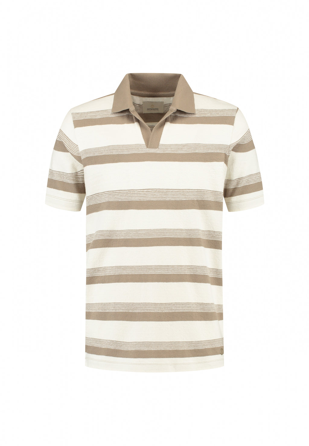 Polo's korte mouw beige Dstrezzed