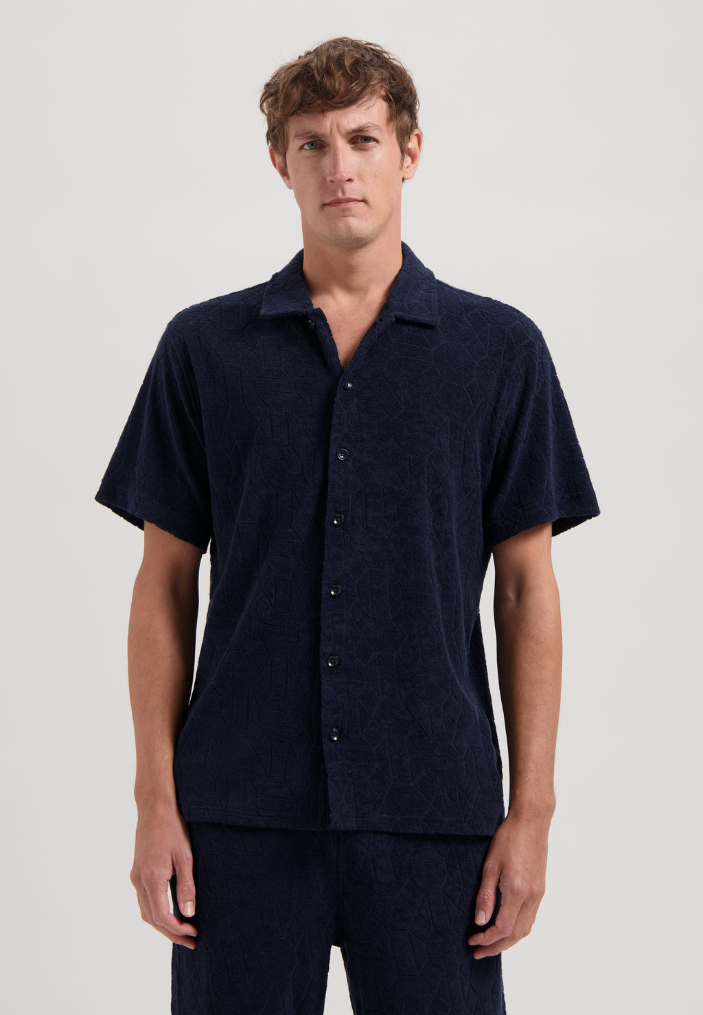 Hemden korte mouw navy Dstrezzed