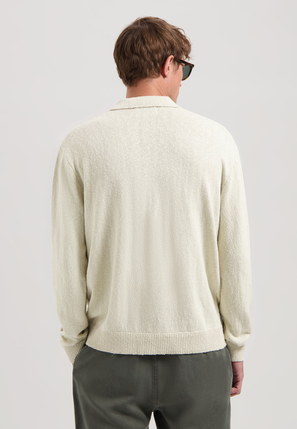 Polo's lange mouw beige Dstrezzed