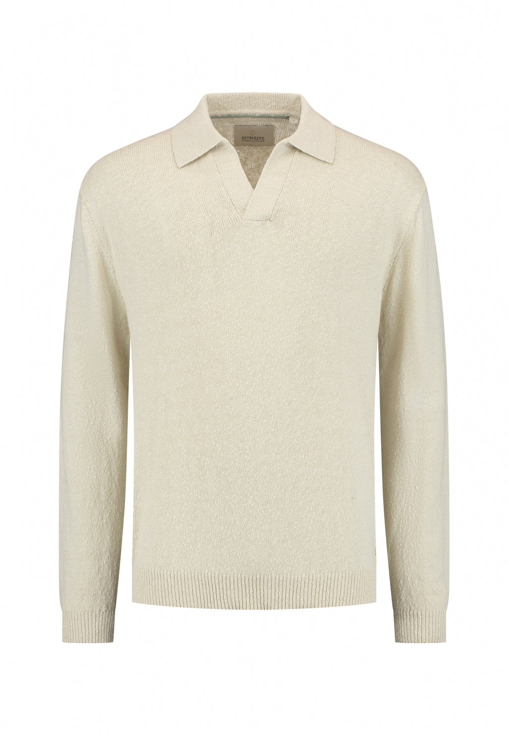 Polo's lange mouw beige Dstrezzed