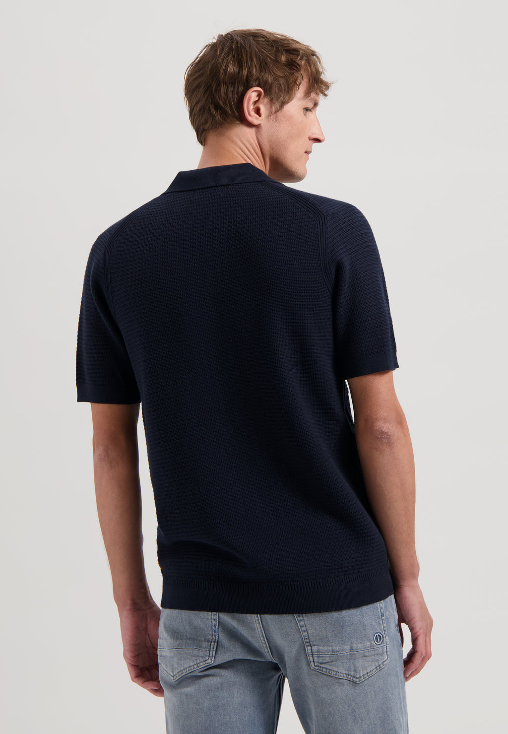 Polo's korte mouw navy Dstrezzed