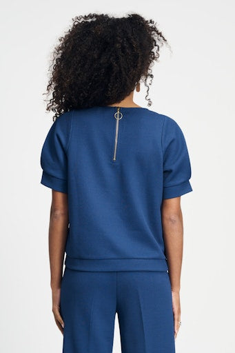 Blouses korte mouw blauw POM Amsterdam