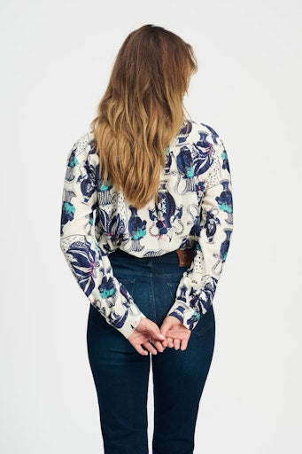 Blouses lange mouw wit POM Amsterdam