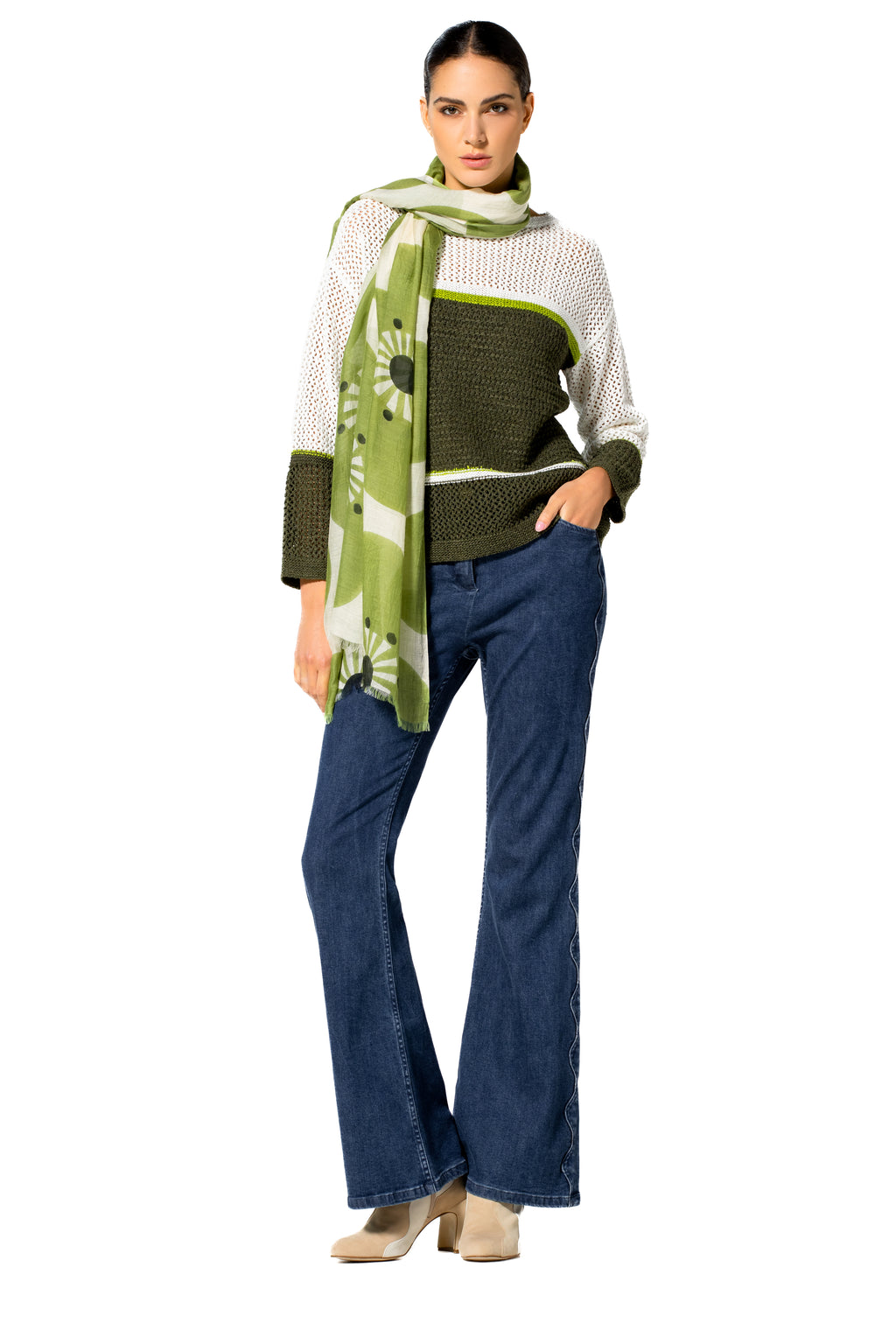 Sjaals multicolor Caroline Biss