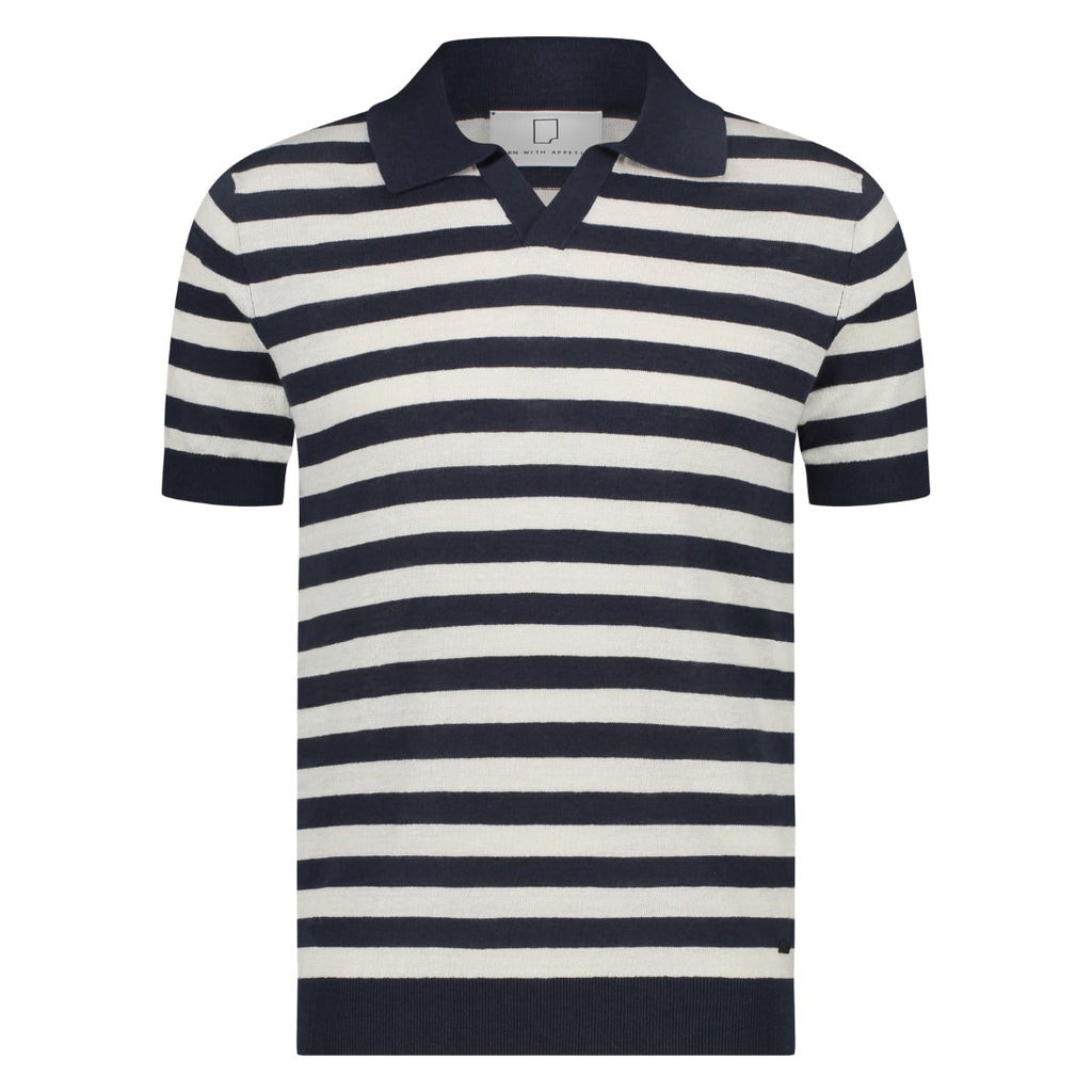 Polo's korte mouw navy Born With Appetite