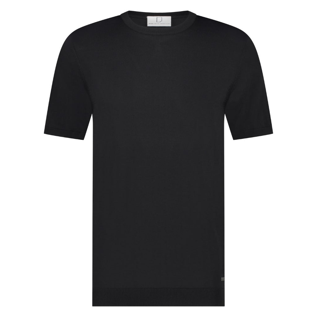 T-shirts korte mouw zwart Born With Appetite