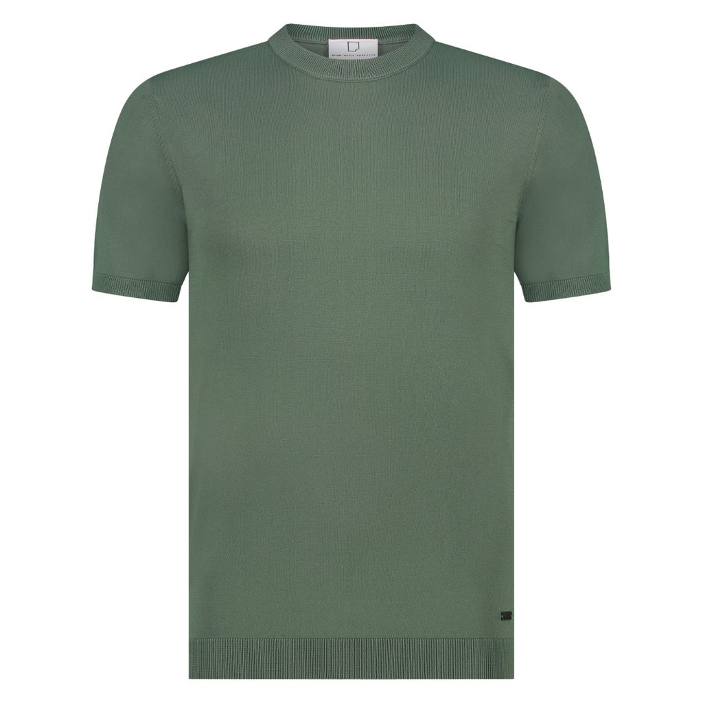 T-shirts korte mouw grijs Born With Appetite