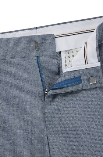 Broeken blauw Boss Men Black