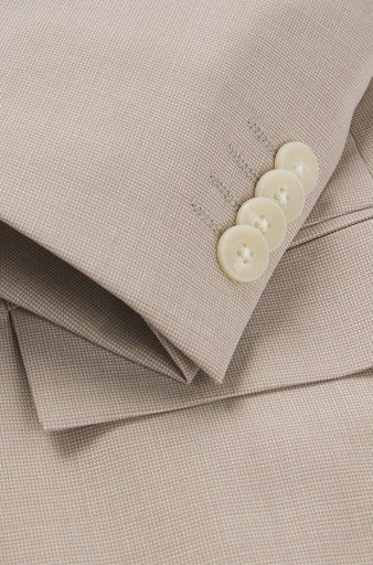 Kostuums 3-delig beige Boss Men Black