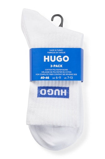 Kousen wit HUGO BLUE