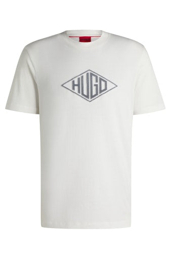 T-shirts korte mouw beige HUGO RED