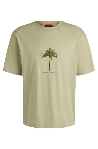 T-shirts korte mouw groen HUGO RED