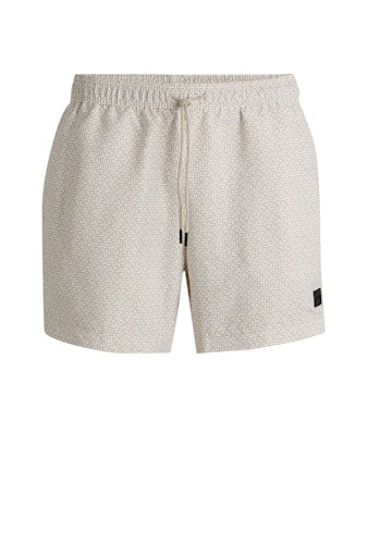 Zwembroeken wit Boss Men Black