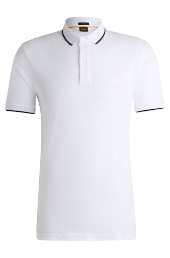 Polo's korte mouw wit Boss Men Black