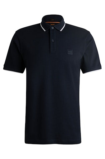 Polo's korte mouw blauw Boss Men Black
