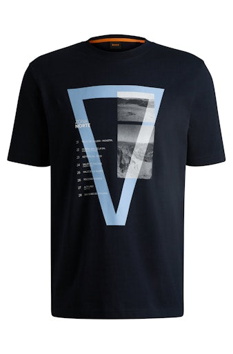 T-shirts korte mouw blauw Boss Men Black