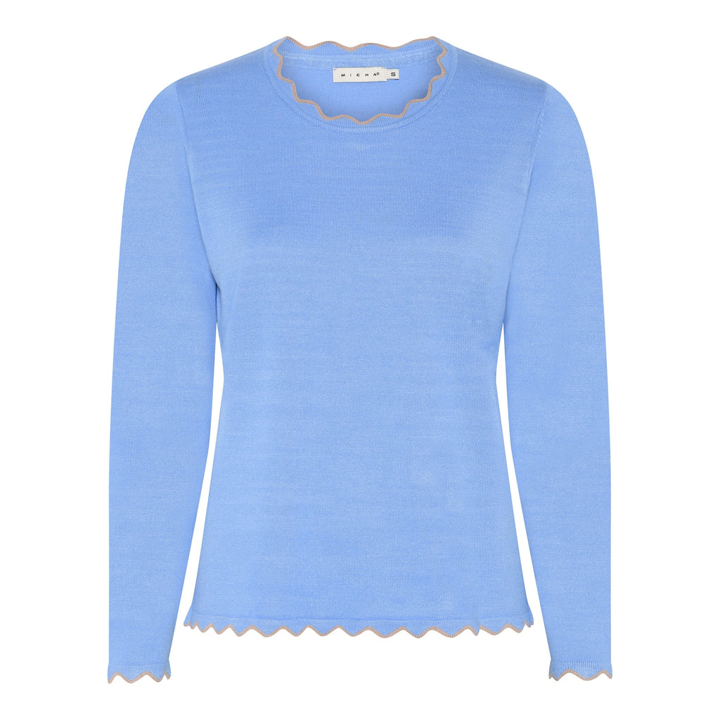 Pulls blauw Micha