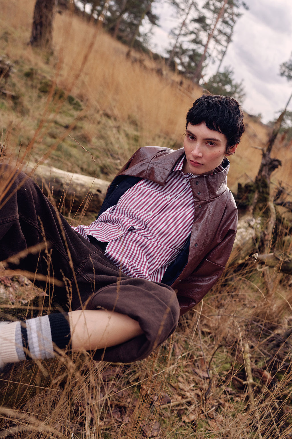 Blouses lange mouw bordeaux Collectors Club