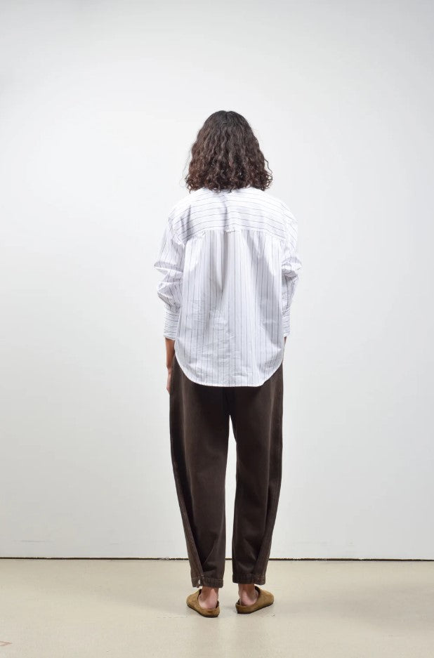 Blouses lange mouw bruin Collectors Club