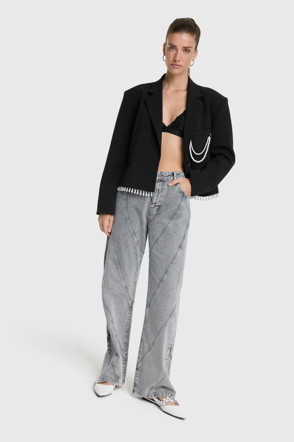 Jeans grijs ALIX The Label