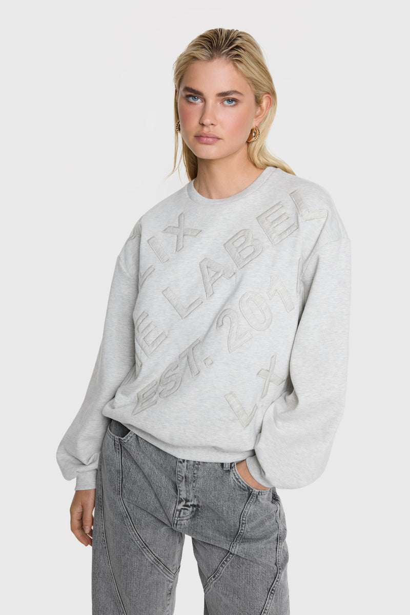 Sweaters grijs ALIX The Label