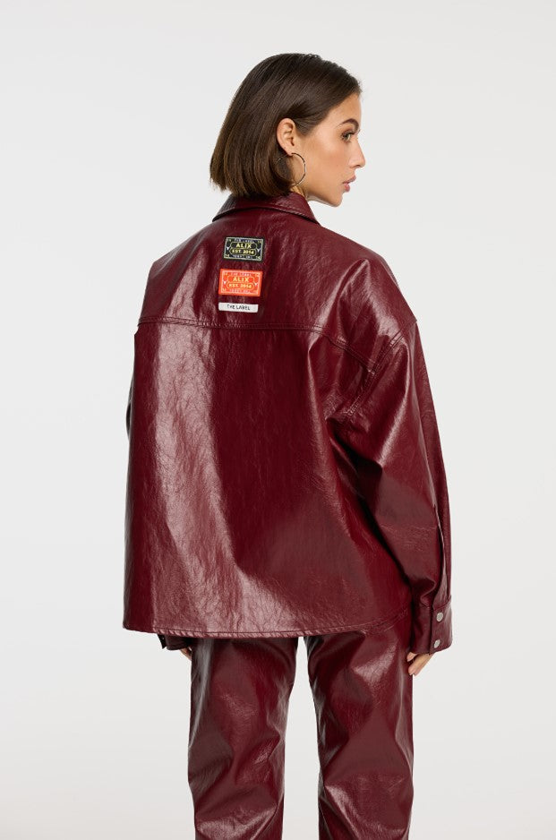 Blouses lange mouw bordeaux ALIX The Label