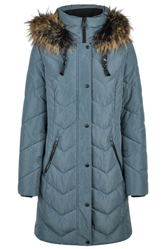 Mantels blauw Barbara Lebek