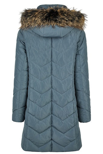 Mantels blauw Barbara Lebek