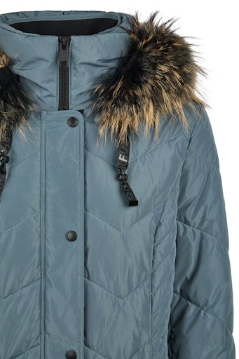 Mantels blauw Barbara Lebek