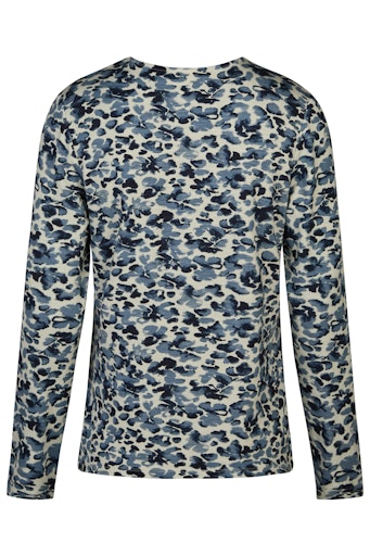 T-shirts lange mouw blauw Barbara Lebek