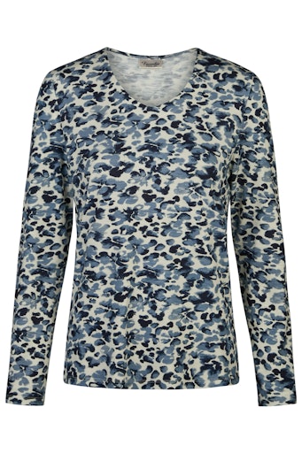 T-shirts lange mouw blauw Barbara Lebek