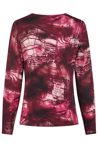 T-shirts lange mouw paars Barbara Lebek