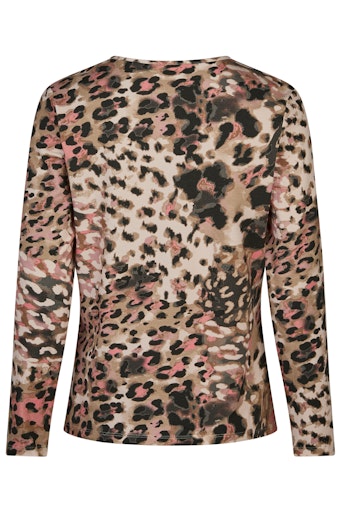 T-shirts lange mouw beige Barbara Lebek