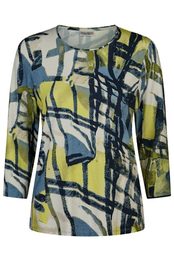 T-shirts lange mouw blauw Barbara Lebek