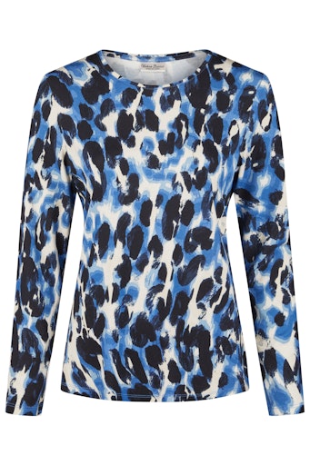 T-shirts lange mouw blauw Barbara Lebek