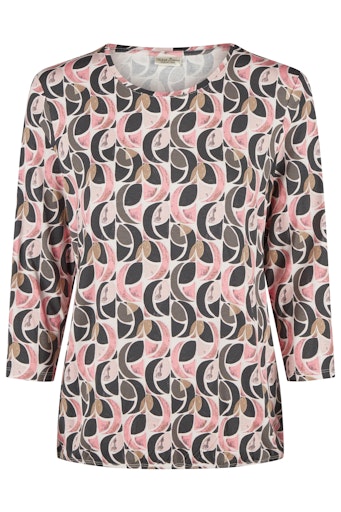 T-shirts lange mouw roze Barbara Lebek
