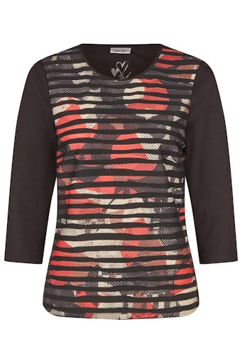 T-shirts lange mouw zwart Barbara Lebek