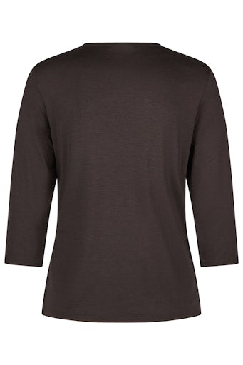 T-shirts lange mouw zwart Barbara Lebek