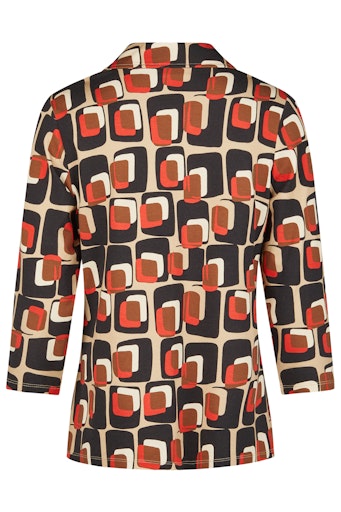 Blouses lange mouw bruin Barbara Lebek