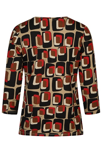 T-shirts lange mouw bruin Barbara Lebek