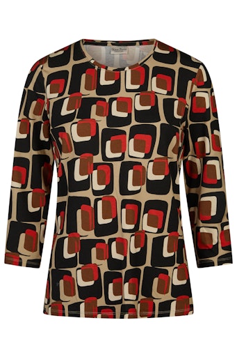 T-shirts lange mouw bruin Barbara Lebek